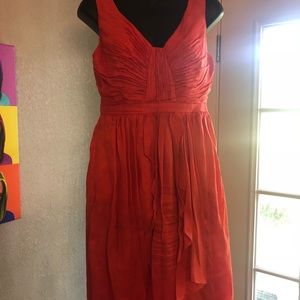 Kate Spade size 4 orange dress, lined